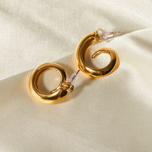 18K Gold-Plated Stainless Steel Earrings